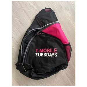 Black and Pink Women's Backpack